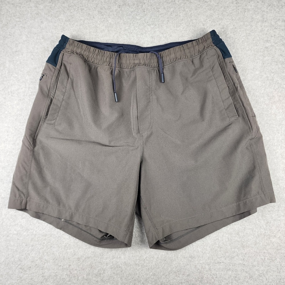 Birddogs Shorts Men's XL Lined Gym Athletic Performance Stretch Gray 7" Inseam